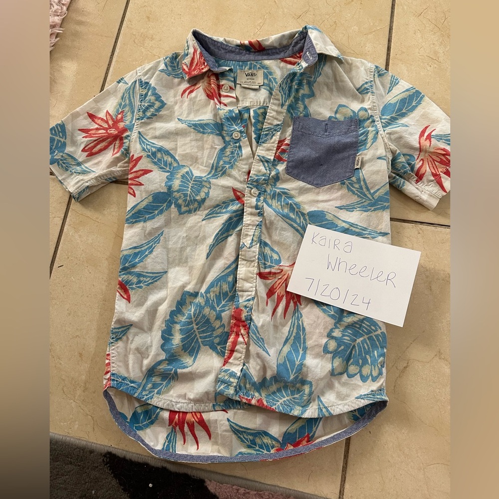 Vans button down